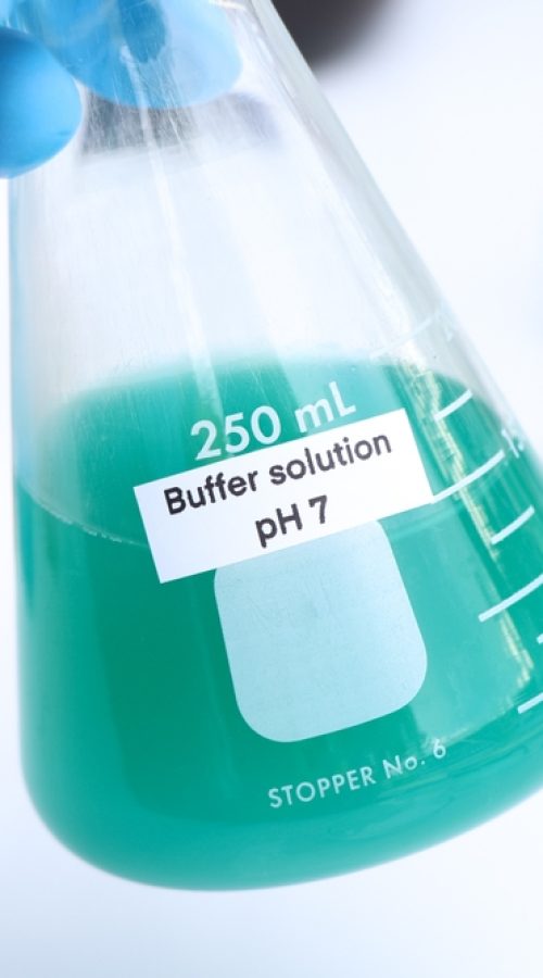 Buffer,Solution,In,Glass,,Chemical,In,The,Laboratory,And,Industry,